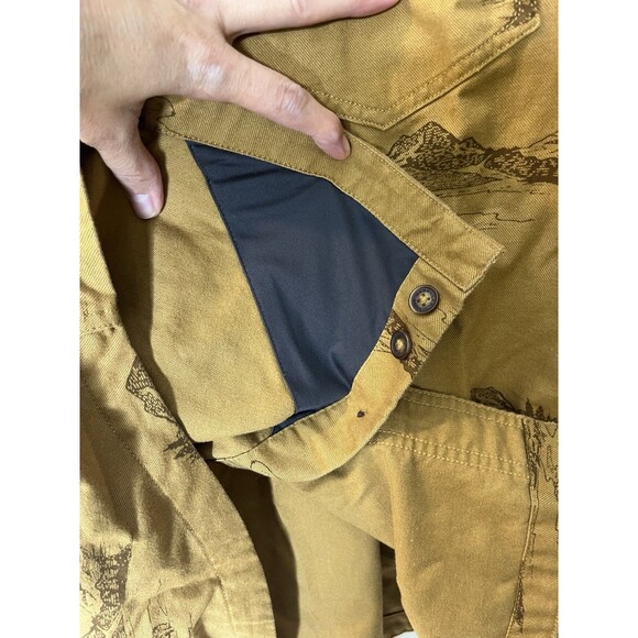 Alaskan HardGear Duluth Untucked Standard Button Up Shirt Brown Mens Large - Picture 8 of 13